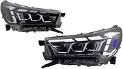 Car Lights Compatible For Toyota Hilux Headlight 2021-2024 LED Projetor Head Lamp Daytime Running Light Automotive Accessories