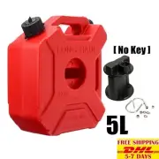 R20 Red Side Spare Oil Tank Fuel For Honda Ct125 Motorcycle Can Petrol Gas 5L