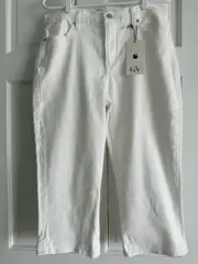 Women’s Gloria Vanderbilt All-Around Slimming Effect skimmer Capris Size 12...