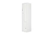 Grey Two-Door L-shaped Office Gym Shed Storage Lockers