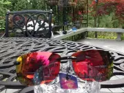KeyWestSunglas men's Cranberry rimless superlite-UV400-fits Costa Ban-yan caseNR