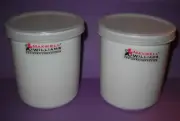 Maxwell & Williams White Basics ALL PURPOSE JARS Set of 2 10cm NEW