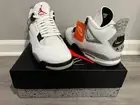 AIr Jordan 4 Retro White Cement (2025) FV5029-100 Size 13