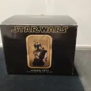 Gentle Giant Star Wars Jango Fett Collectible Bust MANDALORIAN New In Box 2002