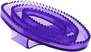 Ｓｉｍｈｏａ Horse Grooming Massage Brush Soft PVC Bristles Ergonomic Random Color