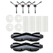 1set For Mop Station Self-cleaning Robot Replacement Side Brushes Main Brush Filter Dust Box Mop Cl