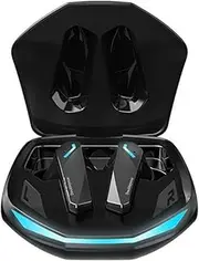 Doublepow GM2 Pro Earbuds，Low Latency Earbuds, Bluetooth 5.3 Wireless Earphones, IPX5 Waterproof, Built-in Noise-canceling Call Microphone, Gaming Headphones with Charging Box (Black)