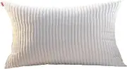 Corduroy Pillow Covers Set of 2 Super Soft Striped Pillow Covers Decorative Textured Throw Pillows for Couch Cushion Bed Livingroom(B22,2Pack 30x60cm)