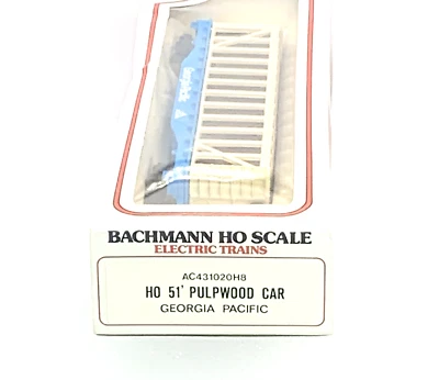 Bachmann Trains HO Scale-HO 51' Pulpwood Car Georgia Pacific (AC431020H8) NIB