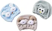 FOMIYES Quality Dry Hair Cap Set Animal Design Quick Dry Soft Absorbent for Bath