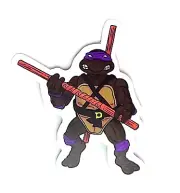 TMNT Teenage Mutant Ninja Turtles Shredder Krang April Water Resistant Sticker