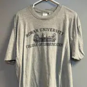 MJ Soffe Vintage Graphic Rowan University Short Sleeve T-Shirt Adult XL