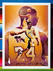 ✺Framed✺ LA LAKERS NBA Basketball Poster KOBE BRYANT - 45cm x 32cm x 3cm