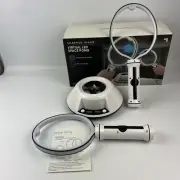 Sharper Image Virtual LED Space Pong Tested and Working 1 or 2 Players EUC