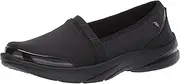 [LifeStride] Women's, Lollipop Slip-On, Black Gradient Bars Knit, 6 Wide