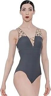 [Wearmoi] Girls Ballet Leotard [ HESTIA ] Microfiber & Tulle Sleeveless Flocked