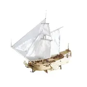 310mm Wooden Ship Model DIY Fishing Boat Laser Cut Assembly Model Kits Toys Gift