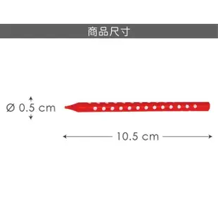 【Rex London】波點生日蠟燭10入 紅(慶生小物 派對裝飾 造型蠟燭 蛋糕裝飾燭)