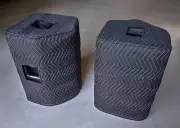 JBL SRX 812 SRX812 SRX 812P SRX812P Padded Black Covers (2) Qty of 1=1 Pair!