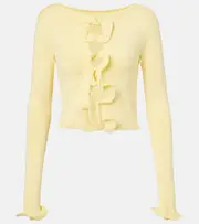 [Same] Same Ruffled top AU 14 yellow