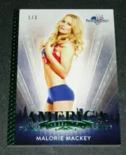2017 Benchwarmer MALORIE MACKEY America the Beautiful #94 Green Foil Variant/3