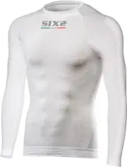 Sixs TS2, functional shirt long sleeve unisex , color: White , size: 3XL/4XL