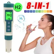 8In 1 Digital PH Meter TDS Meter Digital Tester Pen Pool Water Quality Monitor A