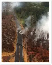 2018 Kilauea Volcano Ground Cracks On Pohoiki Road Silver Halide Photo