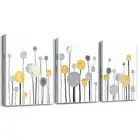 3pcs Abstract paintings Wall Art Canvas Framed 50x70cm