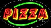 NEW "PIZZA" 30x17 OVAL BORDER REAL NEON BUSINESS SIGN w/CUSTOM OPTIONS 14468