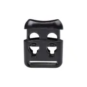 DYZD Small Double Hole Plastic Cord Locks End Spring Stop Toggle Stoppers Mul...