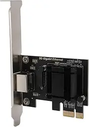 5GB PCIe Network Card, RJ45 Ports PCIe to 5.0 Gigabit Ethernet Network Adapter PCIe NIC Card, for Win10/11 for Linux