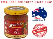 NEW Ayam Thai Red Curry Paste 195g + Free Ship