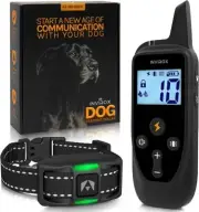 INVIROX 2024 Dog Training Collar - 123 Levels, 1100yd Range, Waterproof E-Collar