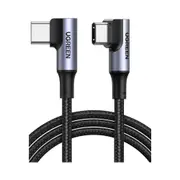 UGREEN 90 Degree Angle USB-C to 90 Degree Angle USB-C Braided Cable - 2m