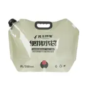 Collapsible Water Container Bag 8L Camping Water Storage Bag Portable Water Bag