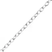 Silver Cable Chain Anklet