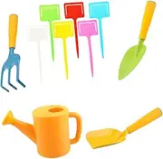 1 Set Mini Gardening Tools Planting Kit for Lightweight Rakes and Shovels Fun Outdoor Gardening Activities for Boys Random Color