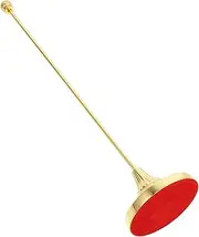 FUNOMOCYA Metal Flag Holder Stand with Base Small Table Flag Stand for Office Desk Durable Flag Pole for Indoor Use Elegant Design with Leaf Motif for Flags Desk