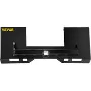 Universal Skid Steer Mount Plate 6.35mmThick Skid Steer Plate Attachment1360.78kgWeight Capacity Quick Attach Mount Plate Steel Adapter Loader Easy to Weld or Bolt to Different Accessories