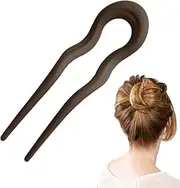 Hair Pins for Women - Hair Clips Hairpin - U-Shaped chignon Pin Hair Accessories, Hair Styling Bun Hair Pins, Hair Sticks for Buns, Updos & Twist (Coffee, One size)