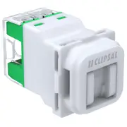 Clipsal Iconic Series Rj45 Jack Cat6 Utp 40M Sh Translucent -40RJ45SMA6SHC-TN