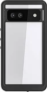 [Ghostek] NAUTICAL slim Google Pixel 7a Case Waterproof with Screen Protector Built-In Heavy Duty Shockproof Protection Full Body Underwater Phone Covers Designed for 2023 Google Pixel 7a (6.1") (Clear)