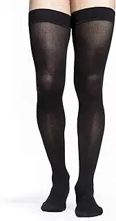 SIGVARIS Men’s Style Microfiber 820 Closed Toe Thigh-Highs 30-40mmHg