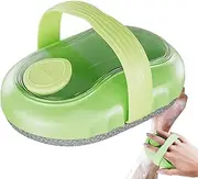 Massage Brush For Shower - Shower Scrubber With Soap Dispenser | Non-Slip Handle Body Massage Scrubber, Bathroom Accessory For Men Women Boys Girls Teens