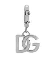 Dolce Gabbana DG Logo Clasp Pendant One size Silver