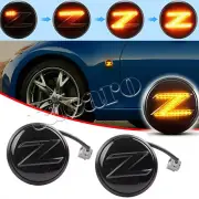 2X Dynamic Turn Signal LED Side Marker Light Lamps For 2009-2020 Nissan 370Z Z34 (for: Nissan)