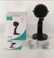 Movo WebMic USB Microphone Desktop Stand Black Cardioid Condenser Computer Mic