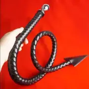 BDSM PU Leather Plug Devil Tail Long Whip Crop Slave Bondage Cosplay Toys Women