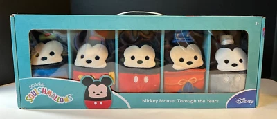 Squishmallow Disney New Mickey Mouse Through The Years Box Set new sealed